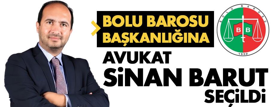 Bolu Barosu Başkanı Sinan Barut oldu