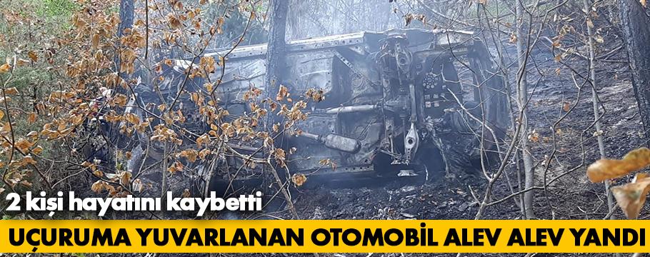 Otomobil yandı: 2 kişi hayatını kaybetti