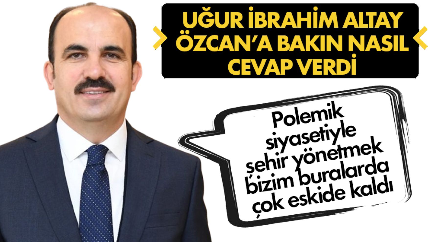 Tanju Özcan'a Konya'dan tokat gibi cevap geldi – Bolu Haber Gazetesi