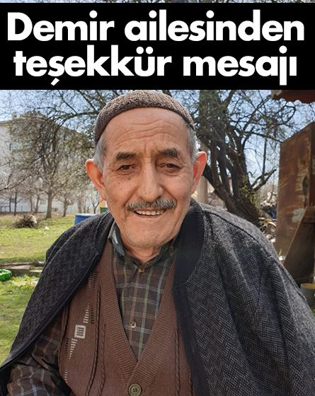 Demir ailesinden teşekkür mesajı var