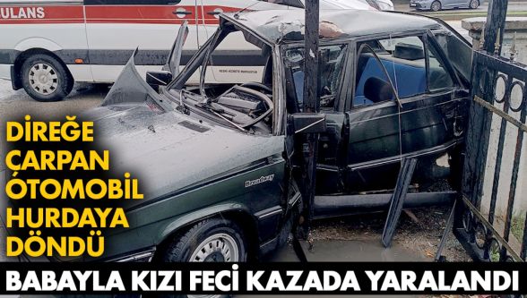 Feci kaza güvenlik kamerasına yansıdı