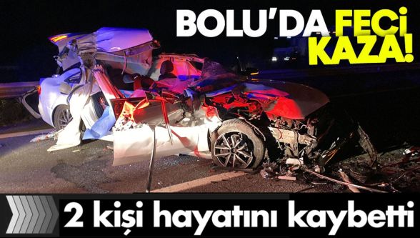 Bolu'da feci kazada 2 kişi hayatını kaybetti