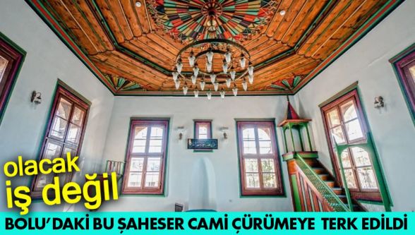 Şaheser niteliğindeki tarihi cami çürümeye terk edildi