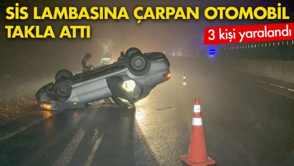 Bolu Dağı'nda trafik kazası: 3 yaralı