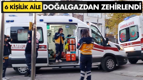 Bolu'da doğalgaz zehirlenmesi: 6 kişi hastaneye kaldırıldı