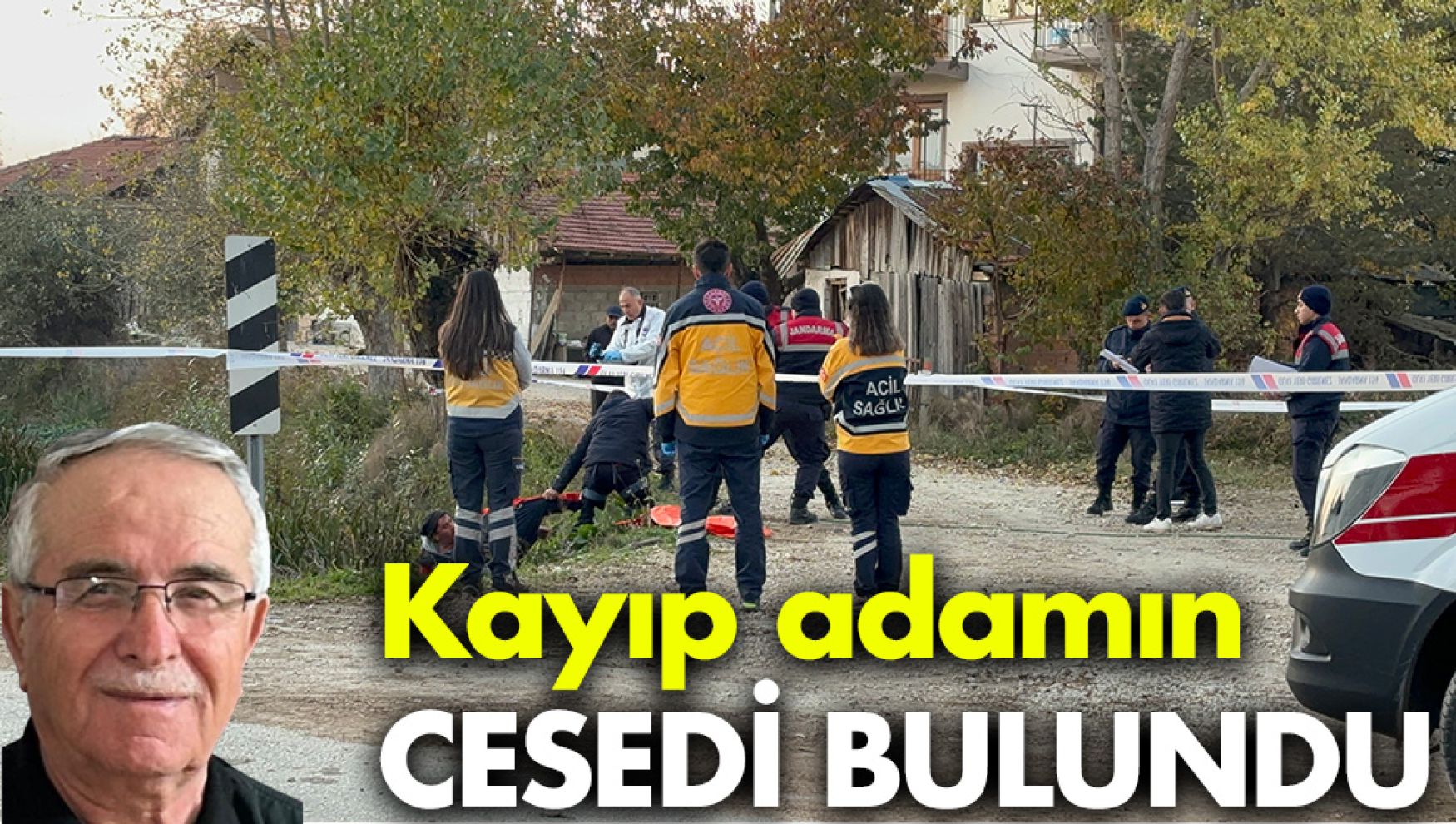 3 gündür kayıp olan 77 yaşındaki adam derede ölü bulundu