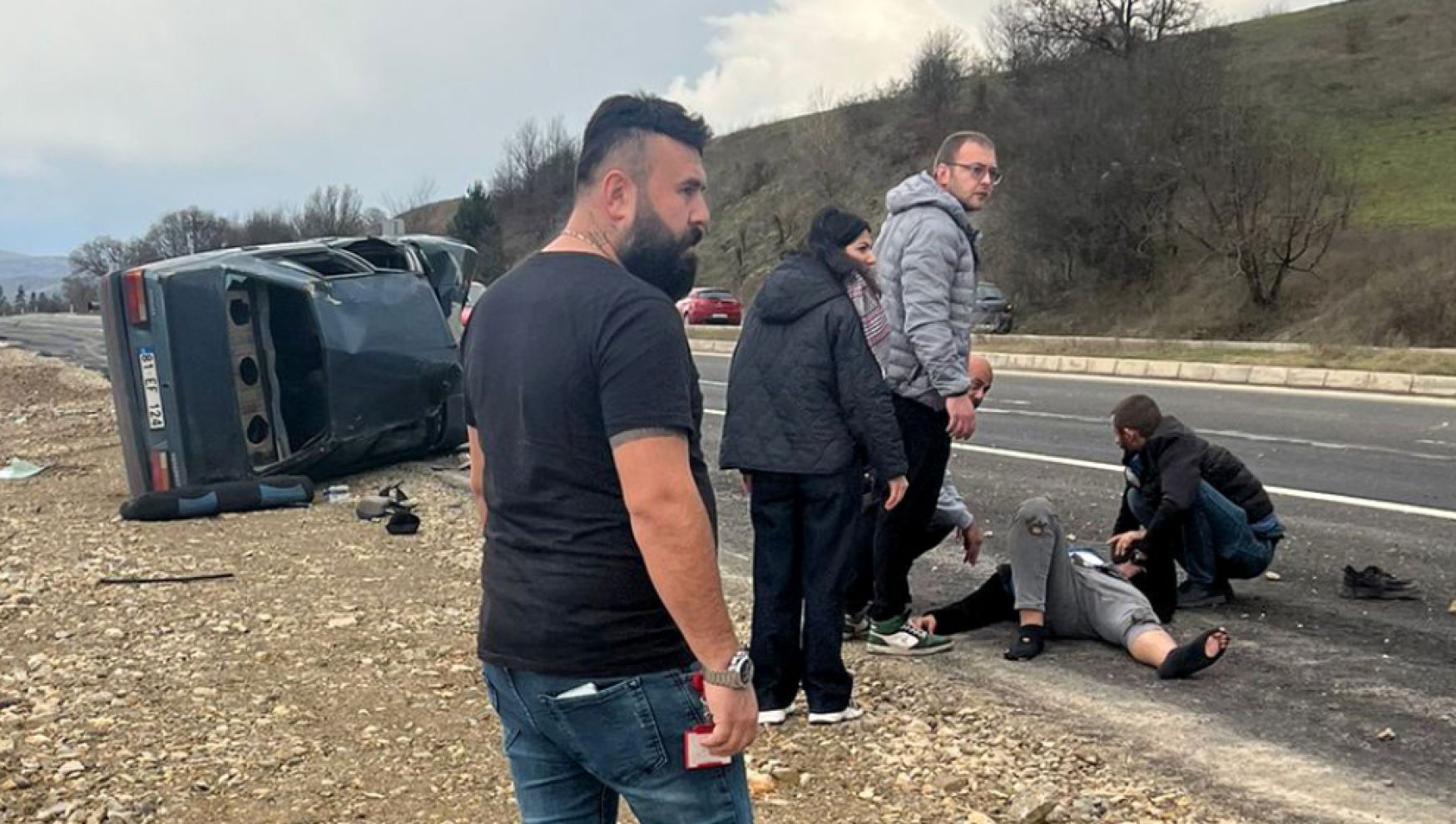 Otomobil takla attı: Sürücü ağır yaralı