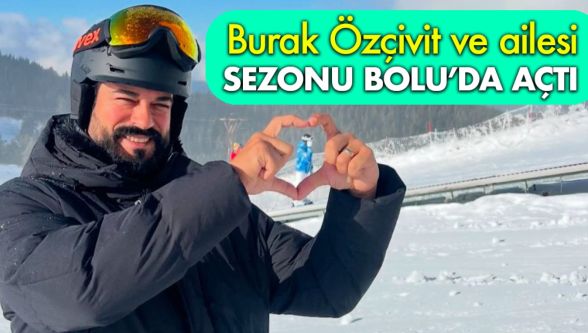 Ünlü çift kayak sezonunu Bolu'da açtı