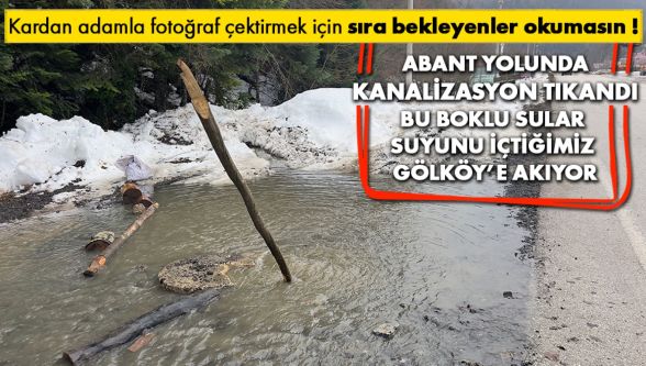 İşte bahsettiğimiz boklu içme suyu