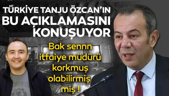 Başkan Tanju Özcan'dan tepki çeken açıklama