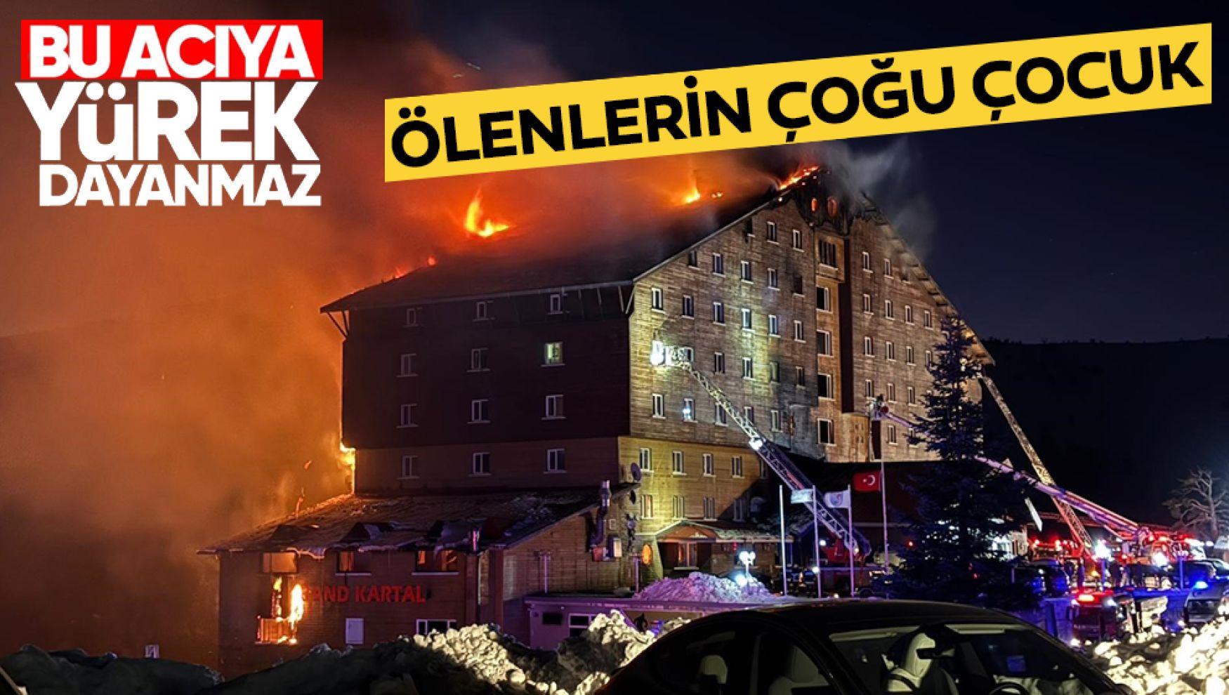 Bolu Kartalkaya'daki yangında 36 çocuk öldü