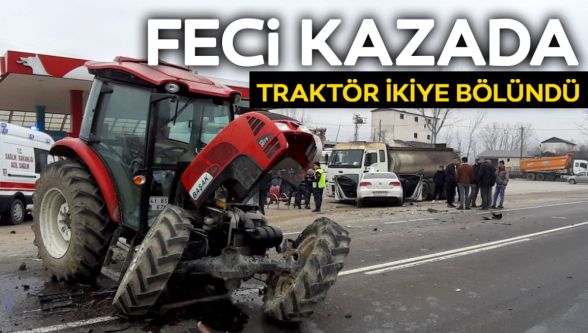 Feci trafik kazası: 2 kişi yaralandı