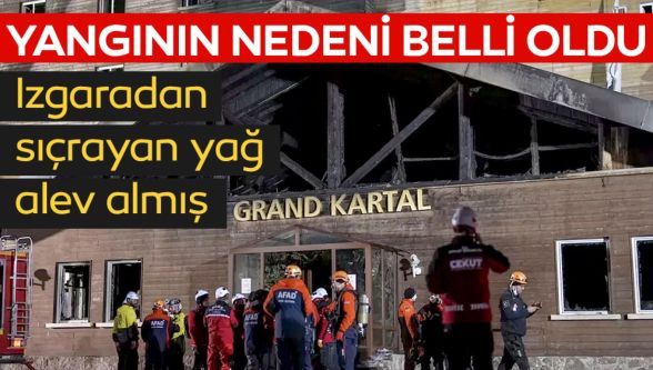 Kartalkaya'daki otel yangının nedeni belli oldu