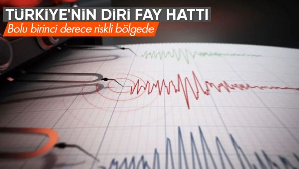 Fay haritası güncellendi. Bolu 1 inci riskli bölgede yer aldı