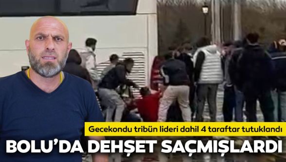 Gecekondu tribün lideri dahil 4 taraftar tutuklandı