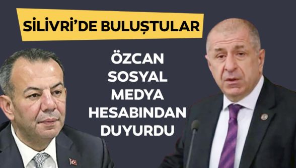 Tanju Özcan Silivri Cezaevinde Ümit Özdağ'ı ziyaret etti