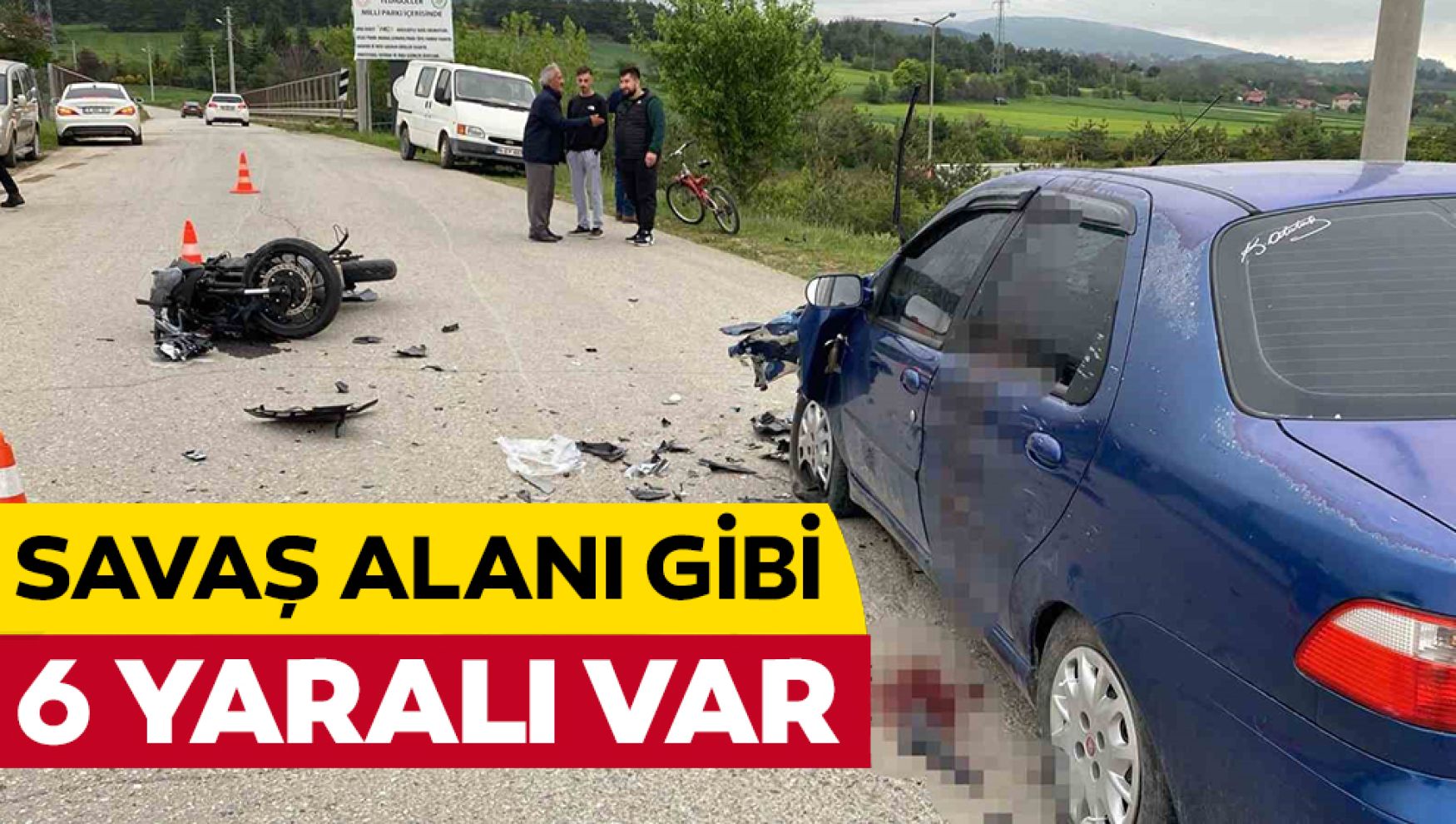 Bolu'da feci kaza: 2'si ağır 6 yaralı