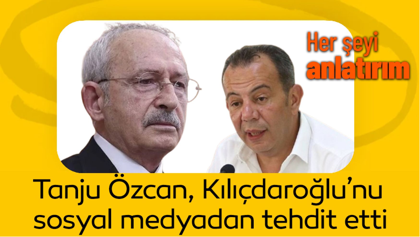 Tanju Özcan, Kılıçdaroğlu'nun sosyal medyadan tehdit etti