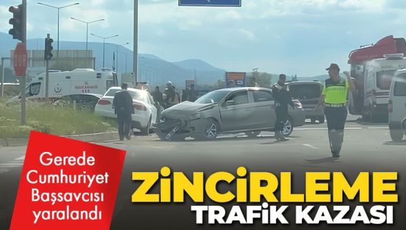 Başsavcı trafik kazasında yaralandı