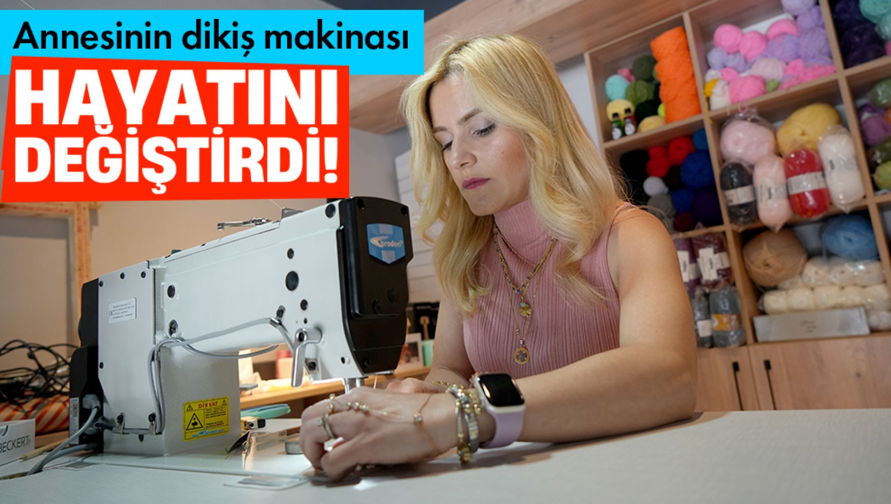 Gıda mühendisi kızın hayatını annesinin dikiş makinası değiştirdi