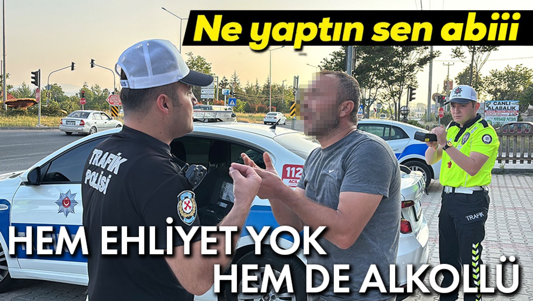 Hem alkollü hem de ehliyetsiz sürücüye 50 bin TL ceza