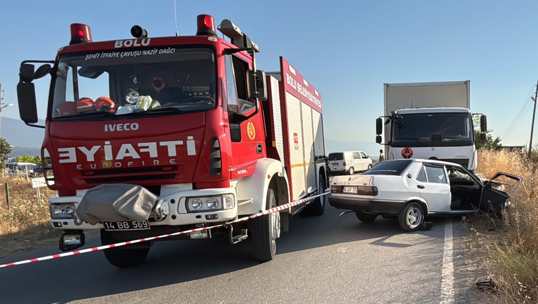 Bolu'da feci kazada 1 kişi öldü 1 kişi yaralandı