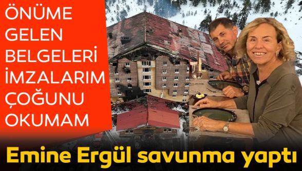 Otel sahibinin tutuklu eşi Emine Ergül savunma yaptı