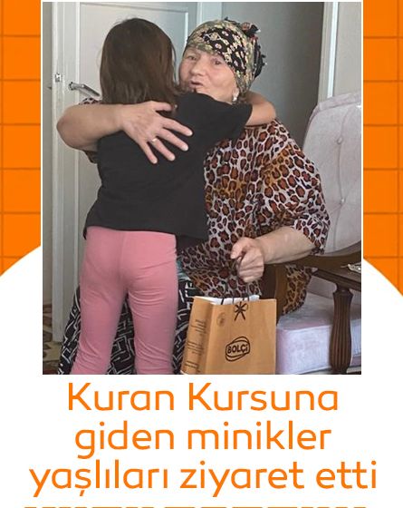 Miniklerden engelli ve yaşlılara anlamlı ziyaret