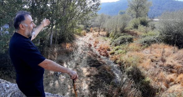 Bolu'da kuraklık dereleri kuruttu, köylü nöbetleşe su kullanıyor