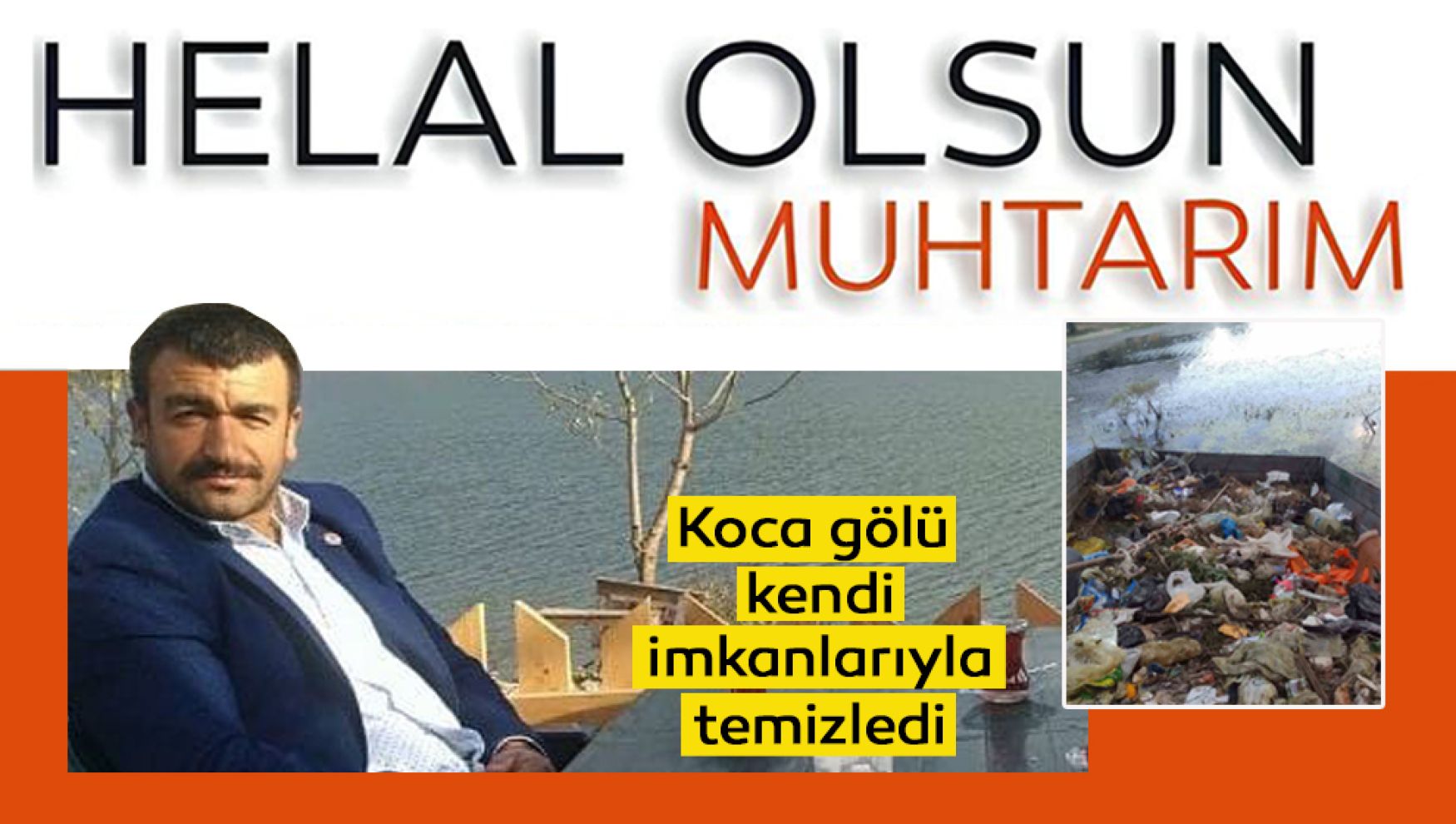 Çubuk Gölü çöplerden temizlendi, yeniden güzelliğine kavuştu