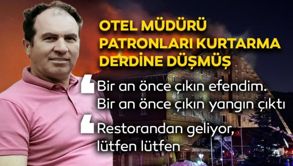 Otel müdürünün telefon konuşmaları dosyaya girdi