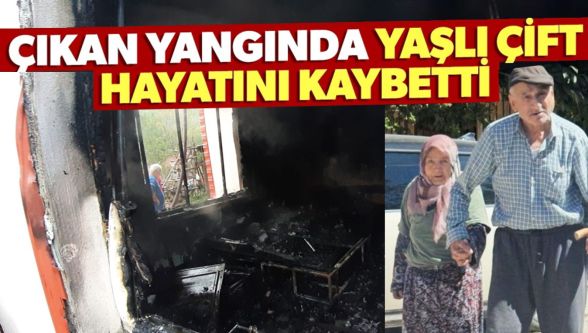 Bolu'da ahşap evde çıkan yangında yaşlı çift hayatını kaybetti