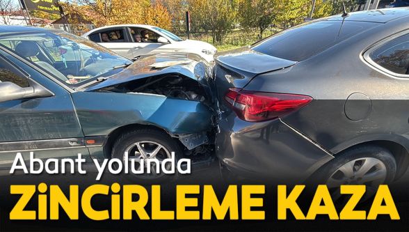 Bolu-Abant yolunda zincirleme kaza: 3 yaralı