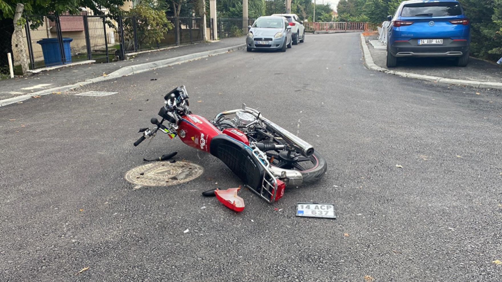 Bolu'da motosiklet ile otomobil çarpıştı: 1 yaralı
