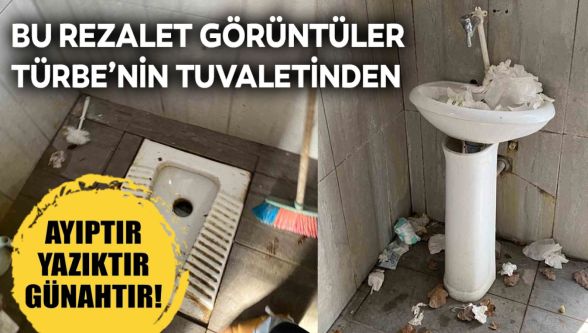 Bolu'da türbede tepki çeken görüntüler