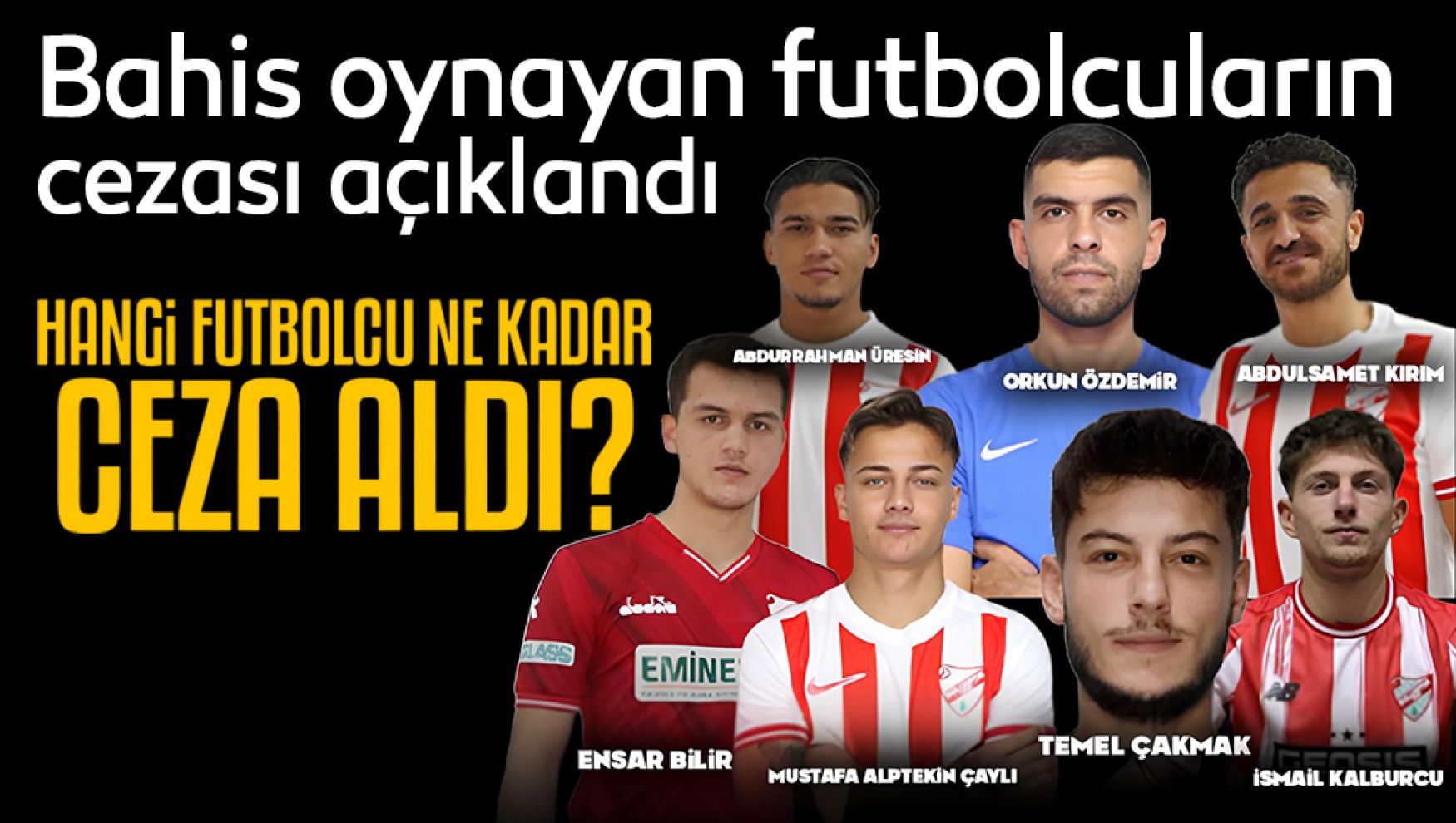 Boluspor'da bahis şoku! 7 futbolcuya ceza yağdı