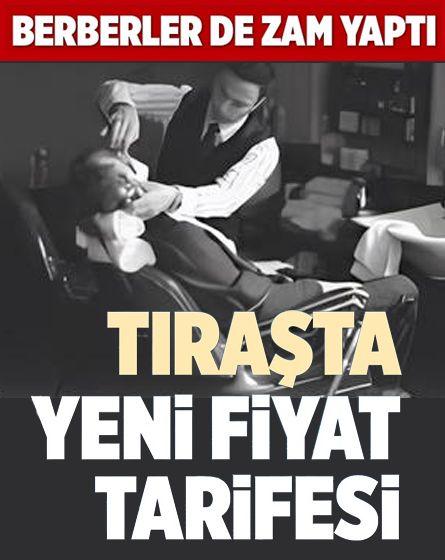Bolu'da berber tarifesi cep yaktı: Temel bakım 1.450 TL