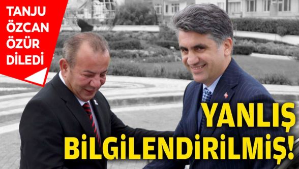 Tanju Özcan yazılı açıklama yaparak özür diledi