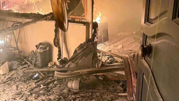 Yangın tüm evi sarmadan söndürüldü