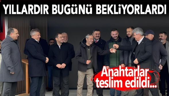 Bolu Büyük Sanayi Sitesi'nde 988 dükkân hak sahiplerine teslim edildi