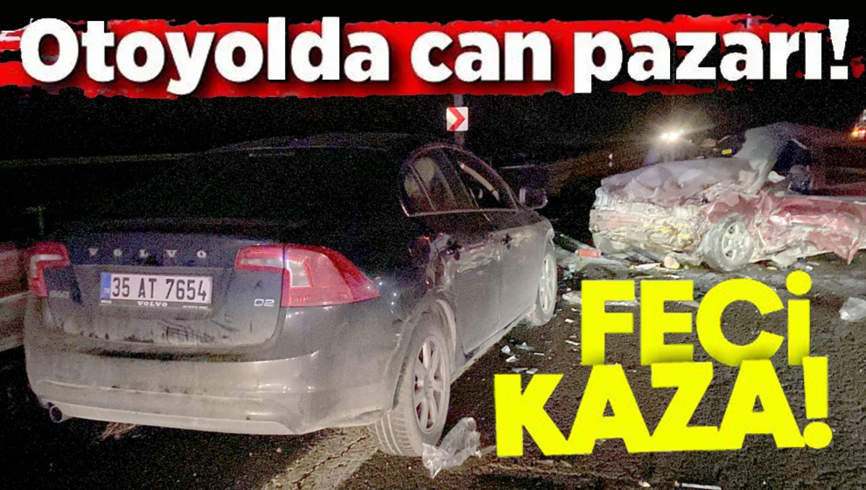 Anadolu Otoyolu'nda zincirleme kaza: 8 yaralı