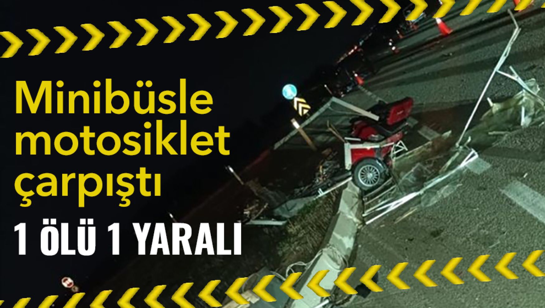 Bolu'da motosiklet kazası: 1 ölü, 1 yaralı