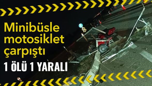 Bolu'da motosiklet kazası: 1 ölü, 1 yaralı