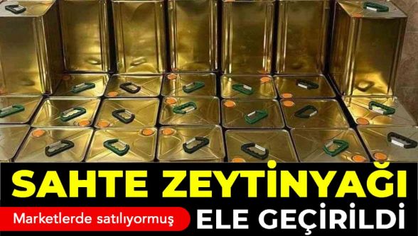 Bolu'da 1.500 litre sahte zeytinyağı toplandı