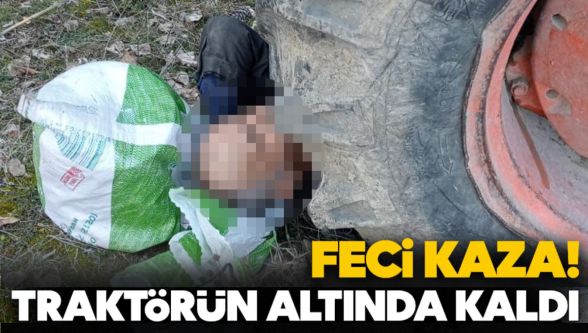 Mudurnu'da traktör kazası: sürücü yaralandı