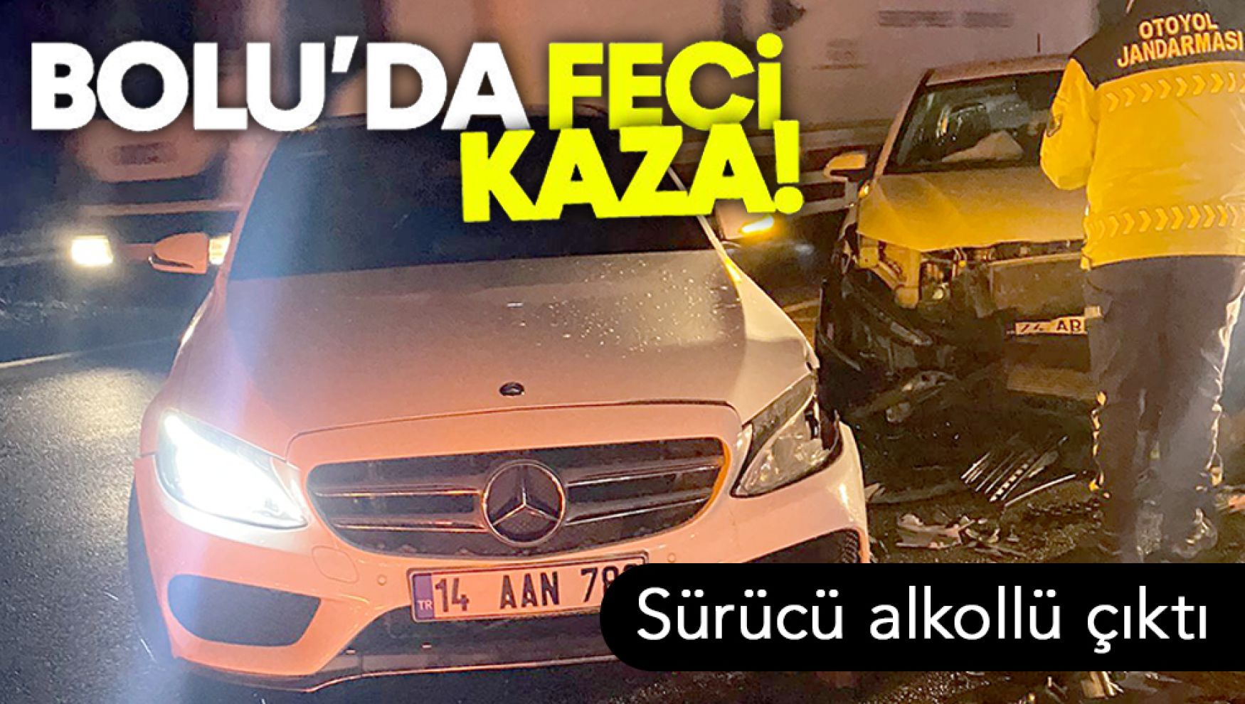Anadolu Otoyolu'nda alkollü sürücü kazaya neden oldu