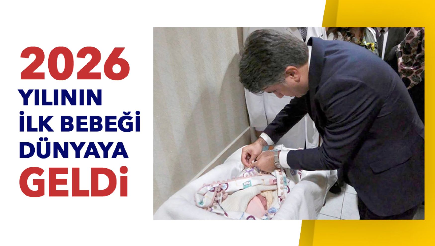Bolu'da 2026 yılının ilk bebeği dünyaya geldi