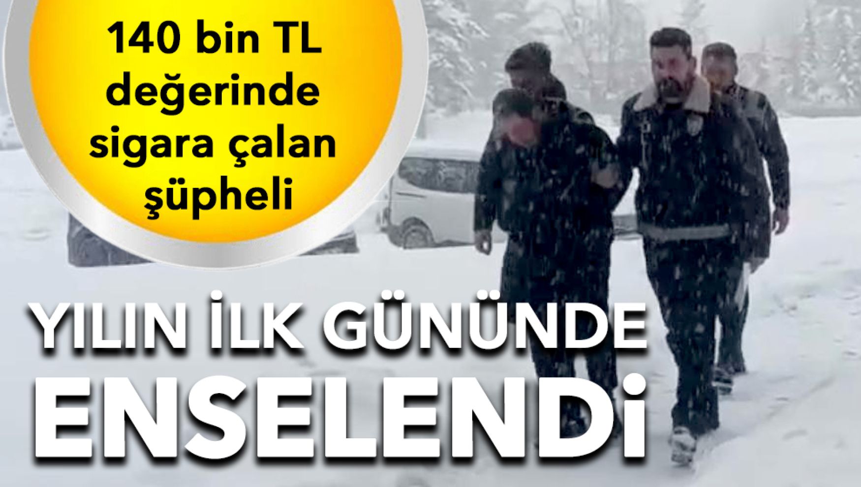 Bolu'da büfe soygunu: 140 bin liralık sigarayla yakalandı