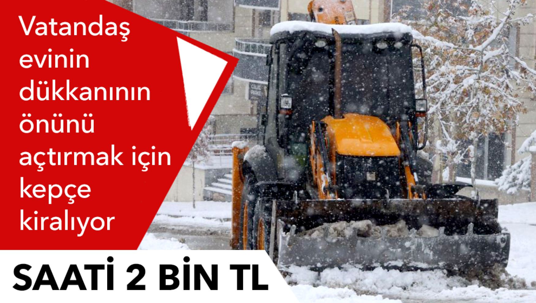 Bolu'da kar belediyeyi şaşırttı: sokaklar kapalı, kepçeler randevulu