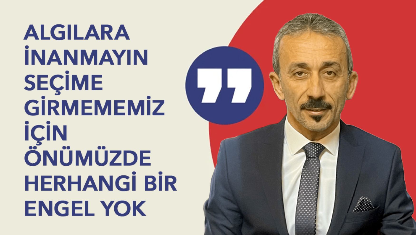 İsmail Öztürk'ten net mesaj: “Seçime girmemi engelleyen hiçbir madde yok”
